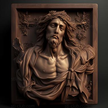 3D model st jesus christ (STL)